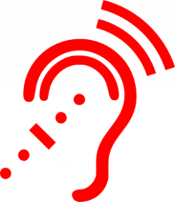 Red Hearing Aid Clip Art at Clker.com - vector clip art online ...