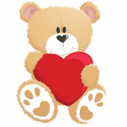 Teddy bear with red heart | Whimsical [3] | Pinterest | Teddy bear ...