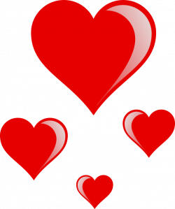 Clipart - heart cluster