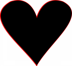 Black hearts clipart - WikiClipArt