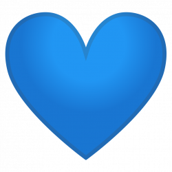 Blue heart Icon | Noto Emoji People Family & Love Iconset | Google