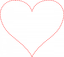 Stitched Heart Clipart