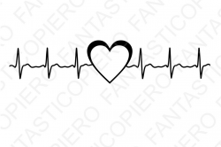 Cardio heart SVG files for Silhouette C | Design Bundles