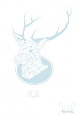 Deer / Illustration / Graphic design | Illustration | Pinterest ...