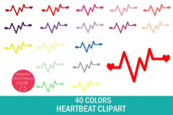 Heartbeat Clipart Graphics Images