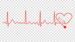 Red heartbeat lifeline illustration, Logo Brand Font, Heart ...