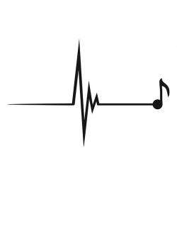 Heartbeat Music Note Pulse by | Clipart Panda - Free Clipart ...