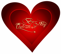 Be My Valentine Heart PNG Clipart Image | Gallery Yopriceville ...