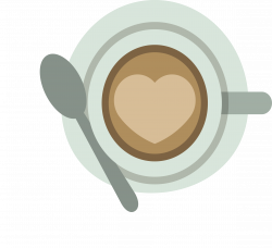 Coffee cup Cafe Drawing - Cartoon heart-shaped coffee 2849*2605 ...