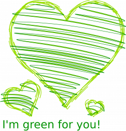 Clipart - I'm Green for you!