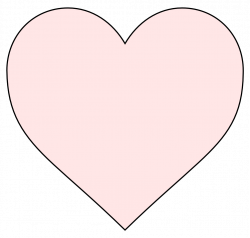 Pink and black hearts clipart