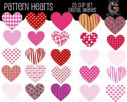 Heart Clipart Heart Clip Art Digital Valentine Clip Art Valentine Clipart  Digital Heart Valentine Digital Instant Download