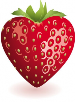 Heart Strawberry Clipart | jagoda | Strawberry clipart ...