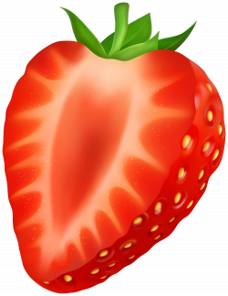 Strawberry Half Clipart Image | Gallery Yopriceville - High ...