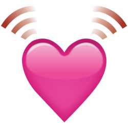 Download Beating Pink Heart Emoji Icon | Emoji Island