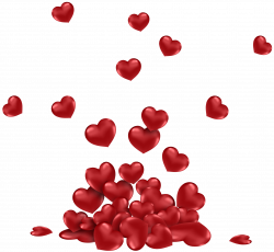 Bunch Of Hearts PNG Picture