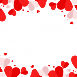 Red And Pink Heart Vector Frame PNG, Red Heart, Heart, Heart Vector ...
