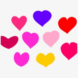 Heat Clipart Colourful Heart - Heart - Download Clipart on ...