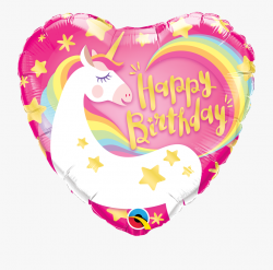 Heat Clipart Colourful Heart - Happy Birthday Unicorn ...