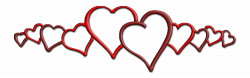 Hearts in a row clipart clipart images gallery for free ...