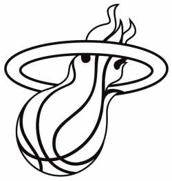 Miami Heat logo - White Hot Heat | NBA | Clipart library ...