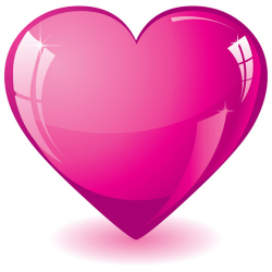 Hot Pink Heart Clipart | Free download best Hot Pink Heart ...