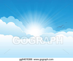 Vector Clipart - Heaven sky. Vector Illustration gg64676366 ...