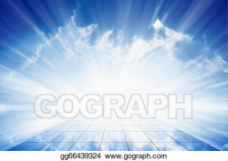 Clipart - Way to heaven. Stock Illustration gg66439324 - GoGraph