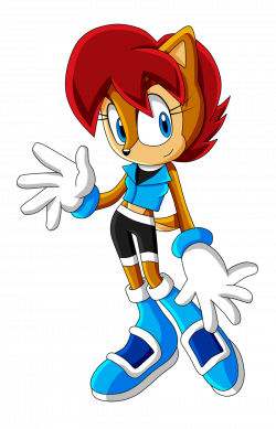 Sally Acorn And Rouge | Sonic X - Sally Redesign by Sonicguru ...