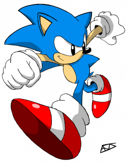 Classic Sonic Adventure 2 Pose by Drawn-by-AJ on DeviantArt