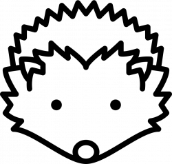 Hedgehog Head Svg Png Icon Free Download (#74550) - OnlineWebFonts.COM