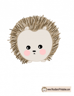 Free Printable Cute Hedgehog Wall Sticker | Planners | Pinterest ...