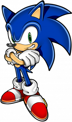 Sonic Hedgehog Standing Blue transparent PNG - StickPNG
