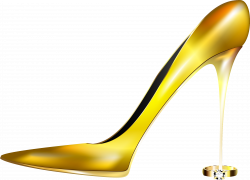 High-heeled footwear Shoe Gold - Gold high heels 2325*1677 ...