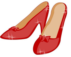 Ruby Slippers Clip Art | Ruby slippers - Lta ...
