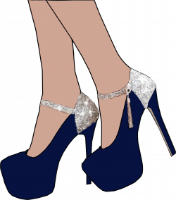 High-heeled footwear Shoe Clip art - high heel png download ...