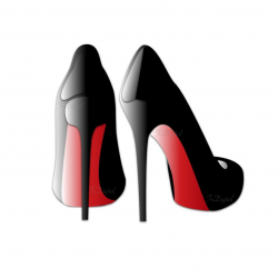 Red High Heels Clip Art - Sexy High Heels Graphic, Shoe Clip Art, Black  Heels Vector, High Heels Transparent Background Image, Shoe Logo
