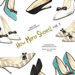 Watercolor Shoes clipart, High heels clipart, Woman shoes clipart, Girl  shoes clipart, Watercolor high heels