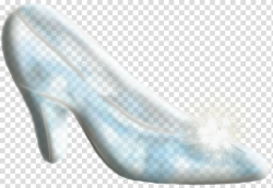 Slipper Shoe, Blue glass slipper transparent background PNG ...