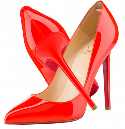 Christian Louboutin Pigalle flame red patent pumps - http ...