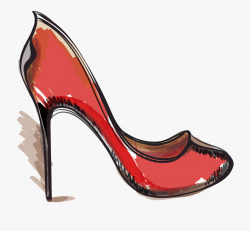 Graphic Transparent Library Heel Drawing Hand Drawn - Women ...