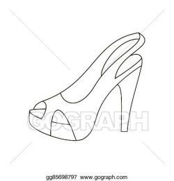 EPS Vector - High heels illustration. Stock Clipart ...