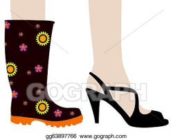 Stock Illustration - Welly and heel. Clipart Illustrations ...