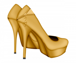 Shoe High-heeled footwear Clip art - A pair of high heels ...