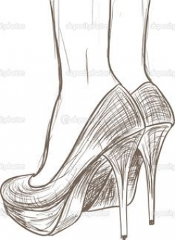 how to draw high heel shoes - Google Search | Art | Sketches ...
