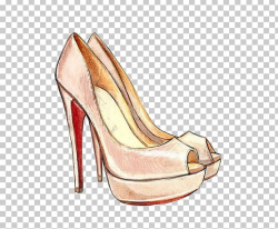 High-heeled Shoe Drawing Fashion Illustration Sketch PNG ...