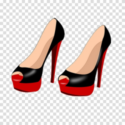 High-heeled footwear Shoe , Sexy high heels transparent ...