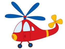 Helicopter Clipart - Digital Vector Helicopter, Boys Transport ...