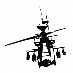 Apache Helicopter Decal - PhotoMal.com