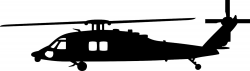 Black Hawk Helicopter Silhouette | Free download best Black ...